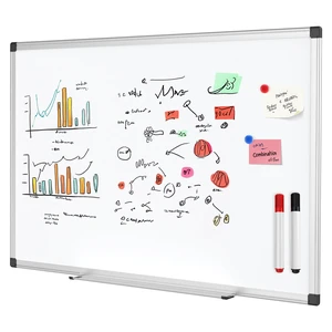 Gianna 36 X 24 inches Magnetic Dry Erase Board with Aluminum Frame, Whiteboard for Home School Gianna 36 X 24 inches Magnetic Dry Erase Board with Aluminum Frame, Whiteboard for Home School