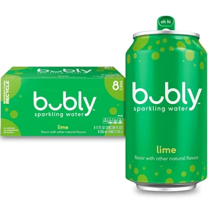 bubly Sparkling Water, Lime, 12 Fl Oz Cans (8 Pack) bubly Sparkling Water, Lime, 12 Fl Oz Cans (8 Pack)