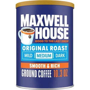 Maxwell House Ground Coffee, Original Roast, 10.3 oz Canister Maxwell House Ground Coffee, Original Roast, 10.3 oz Canister