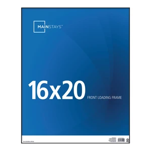 Mainstays Format Frames 16 x 20 Front-Loading Picture Frame, Black, Wall or Tabletop Mainstays Format Frames 16 x 20 Front-Loading Picture Frame, Black, Wall or Tabletop