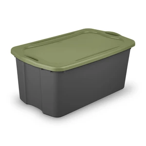 Sterilite EZ Carry 30 Gallon Extra-Large Storage Bin, Plastic Storage Container with Full-Grip Handles, Gray Sterilite EZ Carry 30 Gallon Extra-Large Storage Bin, Plastic Storage Container with Full-Grip Handles, Gray