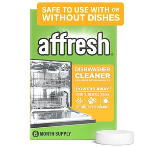 Affresh Dishwasher Cleaner, Mess-Free Deep-Cleaning Tablet, 6 Month Supply Affresh Dishwasher Cleaner, Mess-Free Deep-Cleaning Tablet, 6 Month Supply