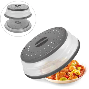 Microwave Splatter Cover Collapsible Microwave Cover for Food 10.5 inch Microwave Splatter Cover Collapsible Microwave Cover for Food 10.5 inch