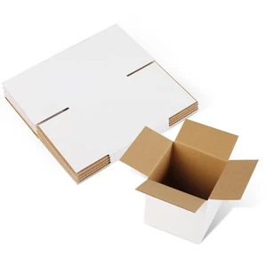 Shipping Boxes,3.5x3.5x3.5 inches 6 PCS Small Shipping Boxes,White Corrugated Cardboard Boxes for Packing, Mailing, Moving,Gifts & Storage,Heavy-Duty(White ) Shipping Boxes,3.5x3.5x3.5 inches 6 PCS Small Shipping Boxes,White Corrugated Cardboard Boxes for Packing, Mailing, Moving,Gifts & Storage,Heavy-Duty(White )
