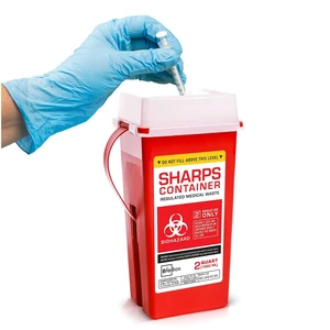 Sharps Container - Small Sharps Containers for Home Use, Travel & Disposal Sharps Container - Small Sharps Containers for Home Use, Travel & Disposal