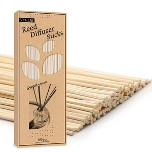 VFULIE 100PCS Reed Diffuser Sticks, Refill Replacement for Aroma Fragranc (100, Primary Color) VFULIE 100PCS Reed Diffuser Sticks, Refill Replacement for Aroma Fragranc (100, Primary Color)