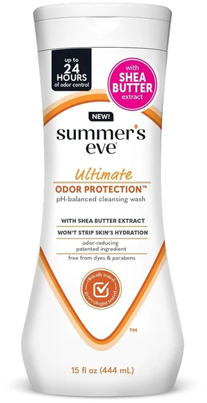 Summer's Eve Feminine Wash, Ultimate Odor Protection, Shea Butter, 15 Fl Oz Summer's Eve Feminine Wash, Ultimate Odor Protection, Shea Butter, 15 Fl Oz