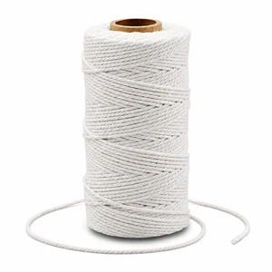 G2PLUS 2MM White String, 328 Feet Cotton Bakers Twine for Craft & Cooking G2PLUS 2MM White String, 328 Feet Cotton Bakers Twine for Craft & Cooking