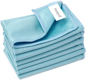 6 Pcs Glass Cleaning Cloth for Window Eyeglass Mirrors Stainless Steel 6 Pcs Glass Cleaning Cloth for Window Eyeglass Mirrors Stainless Steel