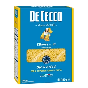 De Cecco Elbows No. 81 Pasta, 16 Oz De Cecco Elbows No. 81 Pasta, 16 Oz