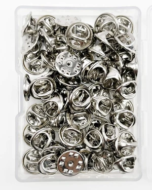 Lock Pin Backs for Lapel Pins, 50 Pack Lock Pin Backs for Lapel Pins, 50 Pack