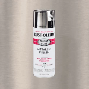 Chrome, Rust-Oleum Stops Rust Bright Coat Metallic Spray Paint-7718830, 11 oz Chrome, Rust-Oleum Stops Rust Bright Coat Metallic Spray Paint-7718830, 11 oz