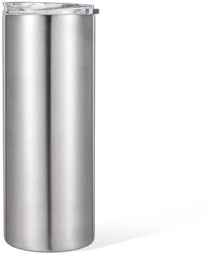 25 fl oz Double Wall Stainless Steel Slim Tumbler, Slider lid 25 fl oz Double Wall Stainless Steel Slim Tumbler, Slider lid
