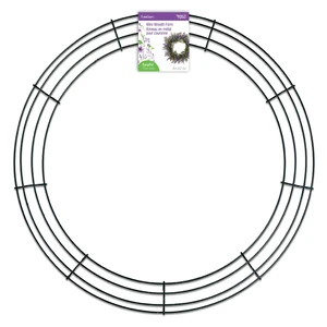 FloraCraft Wire Wreath Form 18 inch Green FloraCraft Wire Wreath Form 18 inch Green