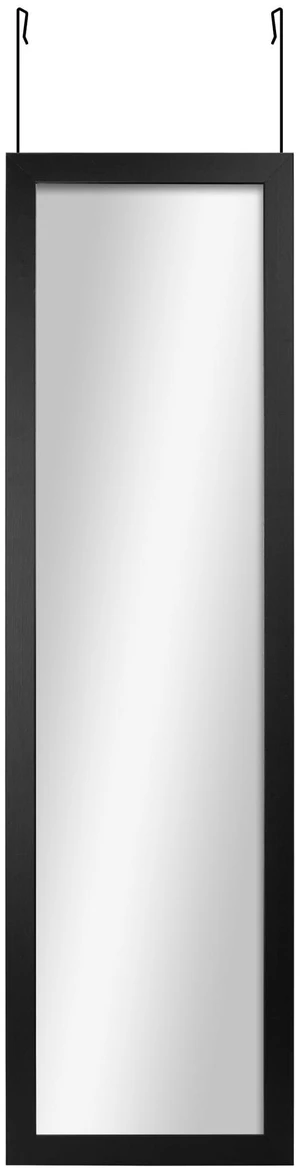 Mainstays Over-the-Door Rectangular Mirror, Black, 14.25 in x 50.45 in Mainstays Over-the-Door Rectangular Mirror, Black, 14.25 in x 50.45 in