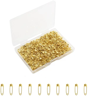 Gold Safety Pins,Small Safety Pins for Clothes,19mm Metal Mini Saftey Pin for Tag Art Crafting Sewing Jewelry Making (120Pcs/Box) Gold Safety Pins,Small Safety Pins for Clothes,19mm Metal Mini Saftey Pin for Tag Art Crafting Sewing Jewelry Making (120Pcs/Box)