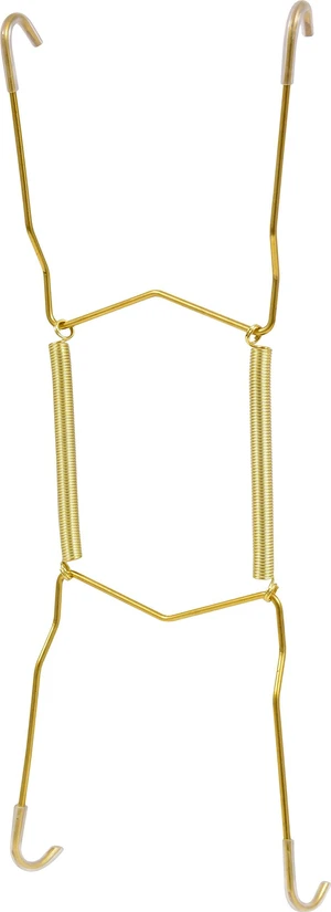 Hillman Soft Tip Metal Plate Hanger, 8in-11in, 1 Count, Brass Hillman Soft Tip Metal Plate Hanger, 8in-11in, 1 Count, Brass