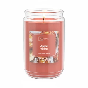 Mainstays Apple Fritters Single-Wick Scented Glass Jar Candle, 20 oz Mainstays Apple Fritters Single-Wick Scented Glass Jar Candle, 20 oz
