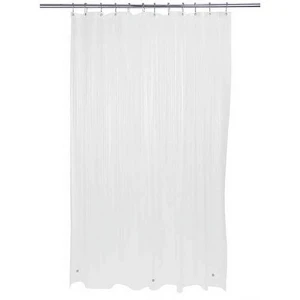 Bath Bliss PVC Shower Liner in Clear Bath Bliss PVC Shower Liner in Clear
