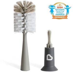 Munchkin® Bristle Baby Bottle Brush with Suction Base, Gray, Unisex Munchkin® Bristle Baby Bottle Brush with Suction Base, Gray, Unisex