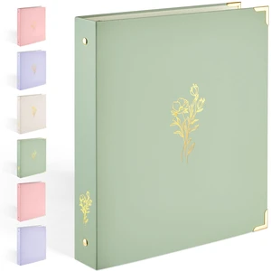 Sooez 3 Ring Binder 1 Inch with Foil Stamping & Metal Corner, Letter Size Sooez 3 Ring Binder 1 Inch with Foil Stamping & Metal Corner, Letter Size