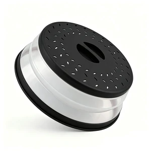 Small Collapsible Microwave Splatter Cover(black, 8 IN) Small Collapsible Microwave Splatter Cover(black, 8 IN)