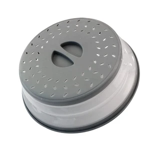 Collapsible Microwave Splatter Cover, 10.5 Inch, Dishwasher-safe, Microwave Plate Cover With Steam Vent,BPA-Free Silicone & Plastic(gray) Collapsible Microwave Splatter Cover, 10.5 Inch, Dishwasher-safe, Microwave Plate Cover With Steam Vent,BPA-Free Silicone & Plastic(gray)