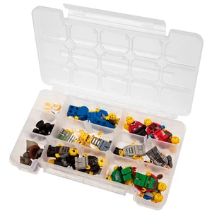 Akro-Mils 05705 Plastic Portable Parts Storage Case for Hardware and Crafts with Hinged Lid and 4 Adjustable Dividers, (8-3/8-Inch x 5-Inch x 1-5/8-Inch), Small, Clear Akro-Mils 05705 Plastic Portable Parts Storage Case for Hardware and Crafts with Hinged Lid and 4 Adjustable Dividers, (8-3/8-Inch x 5-Inch x 1-5/8-Inch), Small, Clear
