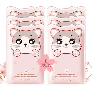 Hand Masks Moisturizing Gloves,6 Pairs Hydrating Hand Peel Masks Gift Set for Dry Cracked Hands Care,Long-lasting and Non-greasy Hand Moisturizer Gloves for Women A Hand Masks Moisturizing Gloves,6 Pairs Hydrating Hand Peel Masks Gift Set for Dry Cracked Hands Care,Long-lasting and Non-greasy Hand Moisturizer Gloves for Women A