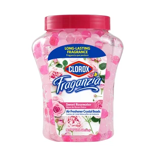 Clorox Fraganzia Crystal Beads Air Freshener, Sweet Rosewater, 12 Fl Oz Clorox Fraganzia Crystal Beads Air Freshener, Sweet Rosewater, 12 Fl Oz