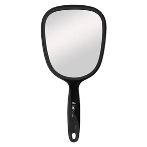 Diane Handheld Mirror with Handle, 1X Magnification, Black, 5" x 11" Diane Handheld Mirror with Handle, 1X Magnification, Black, 5" x 11"