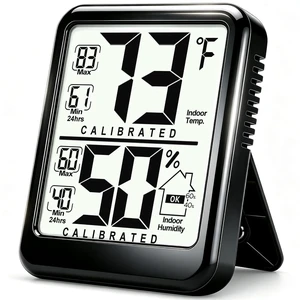 Antonki Room Thermometer Indoor Hygrometer, Temperature and Humidity Meter Antonki Room Thermometer Indoor Hygrometer, Temperature and Humidity Meter