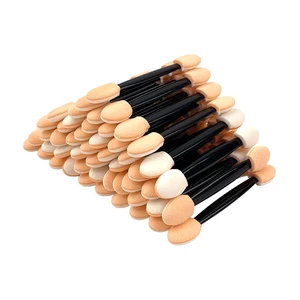 50PCS Disposable Eyeshadow Applicators,Sponge Tips Eye Shadow Applicator Sticks Double Sided, Suitable for Home and Travel Use 50PCS Disposable Eyeshadow Applicators,Sponge Tips Eye Shadow Applicator Sticks Double Sided, Suitable for Home and Travel Use