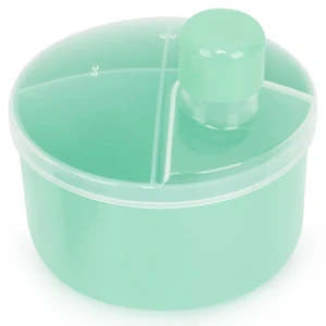 Accmor Formula Dispenser On The Go, Non-Spill Rotating Four-Compartment Formula Container to Go, Milk Powder Snack Storage Container for Infant Toddler Travel Outdoor, Green Accmor Formula Dispenser On The Go, Non-Spill Rotating Four-Compartment Formula Container to Go, Milk Powder Snack Storage Container for Infant Toddler Travel Outdoor, Green