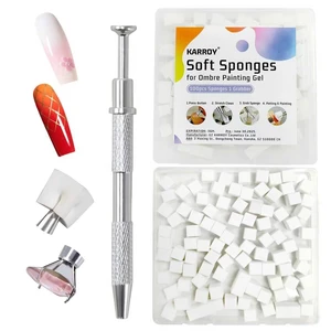 Nail Sponges for Ombre Gel Polish Patting Sponge Grabber Pat Nails Art Tool Nail Sponges for Ombre Gel Polish Patting Sponge Grabber Pat Nails Art Tool