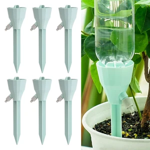 New Upgraded Plant Self Watering Spikes,Adjustable Plant Watering Devices with Slow Release Control Switch Water Dripper,Watering Planter Insert,Automatic Plant Waterer for Vacations (6) New Upgraded Plant Self Watering Spikes,Adjustable Plant Watering Devices with Slow Release Control Switch Water Dripper,Watering Planter Insert,Automatic Plant Waterer for Vacations (6)