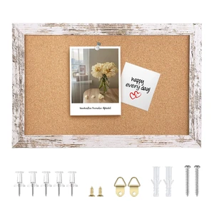 Cork Board Bulletin Board, 11.8x8.6 inches Mini Decorative Hanging Framed Cork Boards for Walls, Pin Board Vision Board for School Home Office, Bulletin Board with Wooden Frame(2230,WH,1p) Cork Board Bulletin Board, 11.8x8.6 inches Mini Decorative Hanging Framed Cork Boards for Walls, Pin Board Vision Board for School Home Office, Bulletin Board with Wooden Frame(2230,WH,1p)