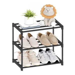 Autonomier 3 Tier Extra Small Shoe Rack (16.3" Wide), Lightweight Shelf Autonomier 3 Tier Extra Small Shoe Rack (16.3" Wide), Lightweight Shelf