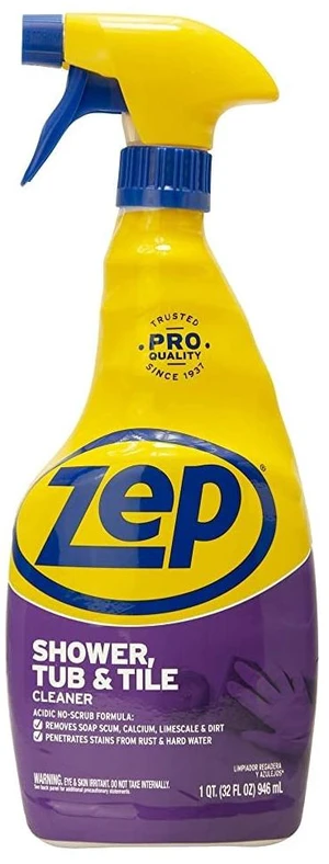 Zep Shower Tub and Tile Cleaner - 32 oz (Pack of 1) - ZUSTT32PF Zep Shower Tub and Tile Cleaner - 32 oz (Pack of 1) - ZUSTT32PF