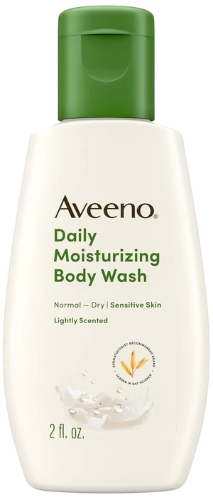 Aveeno Daily Moisturizing Body Wash, Lightly Scented, 2 fl. oz Aveeno Daily Moisturizing Body Wash, Lightly Scented, 2 fl. oz