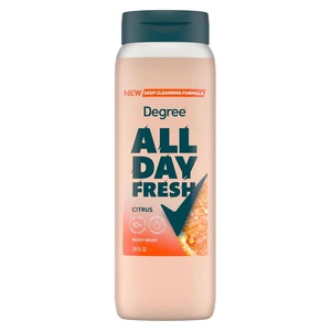 Degree All Day Fresh Body Wash Fresh Citrus Deep Cleansing 20 oz Degree All Day Fresh Body Wash Fresh Citrus Deep Cleansing 20 oz