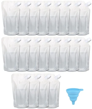 20 Pcs Liquor Flasks Cruise Pouch Reusable Sneak Travel Drinking Alcohol Flask Concealable Plastic Flasks bags with Funnel (16 oz) 20 Pcs Liquor Flasks Cruise Pouch Reusable Sneak Travel Drinking Alcohol Flask Concealable Plastic Flasks bags with Funnel (16 oz)