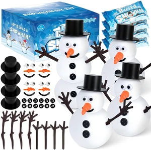 4 Pack Christmas Crafts, Air Dry Clay Snowman Kit for Winter Event Games 4 Pack Christmas Crafts, Air Dry Clay Snowman Kit for Winter Event Games