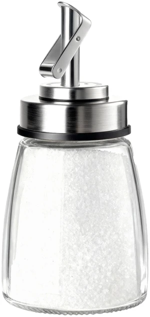 TIWPAJS Glass Sugar Dispenser with Stainless Steel Lid, Automatic Pour Spout, Sugar Container for Coffee Bar, Sugar Jar, Sugar Bowl, Salt Shaker, 6OZ TIWPAJS Glass Sugar Dispenser with Stainless Steel Lid, Automatic Pour Spout, Sugar Container for Coffee Bar, Sugar Jar, Sugar Bowl, Salt Shaker, 6OZ