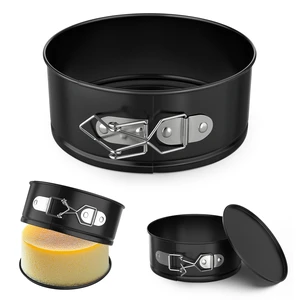 ZeroPone 4 Inch Mini Springform Pan for Mini Cheesecake Pizza ZeroPone 4 Inch Mini Springform Pan for Mini Cheesecake Pizza