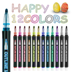 Stocking Stuffers for Teens Girls Boys Kids 12 Shimmer Markers Outline Pens Stocking Stuffers for Teens Girls Boys Kids 12 Shimmer Markers Outline Pens