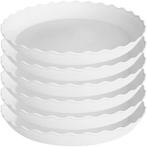 6 Pack Plant Saucer, 6 8 10 12 14 16 inch Plant Trays for Pots, Heavy Duty Plant Saucer for Indoors no Holes, Plastic Plant Saucer for Planter (6", White) 6 Pack Plant Saucer, 6 8 10 12 14 16 inch Plant Trays for Pots, Heavy Duty Plant Saucer for Indoors no Holes, Plastic Plant Saucer for Planter (6", White)