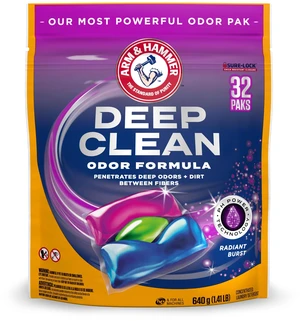 ARM & HAMMER Deep Clean Odor Formula Laundry Detergent Power Paks ARM & HAMMER Deep Clean Odor Formula Laundry Detergent Power Paks