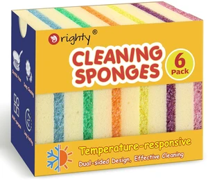 Orighty Dish Sponges, Temperature-Responsive Kitchen Sponges 6 Pack Orighty Dish Sponges, Temperature-Responsive Kitchen Sponges 6 Pack
