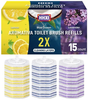 15Ct Aromative Toilet Brush Refills, Toilet Bowl Cleaner Refills(Patented) 15Ct Aromative Toilet Brush Refills, Toilet Bowl Cleaner Refills(Patented)